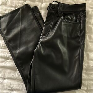 NWOT Dear John Jeanne Flare Vegan Leather pants